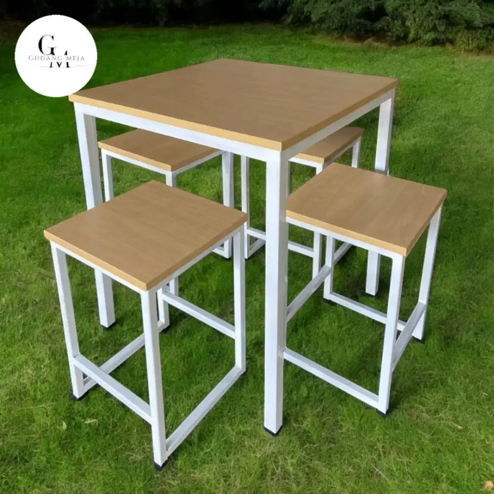 Meja Cafe - Meja Outdoor 1 Set