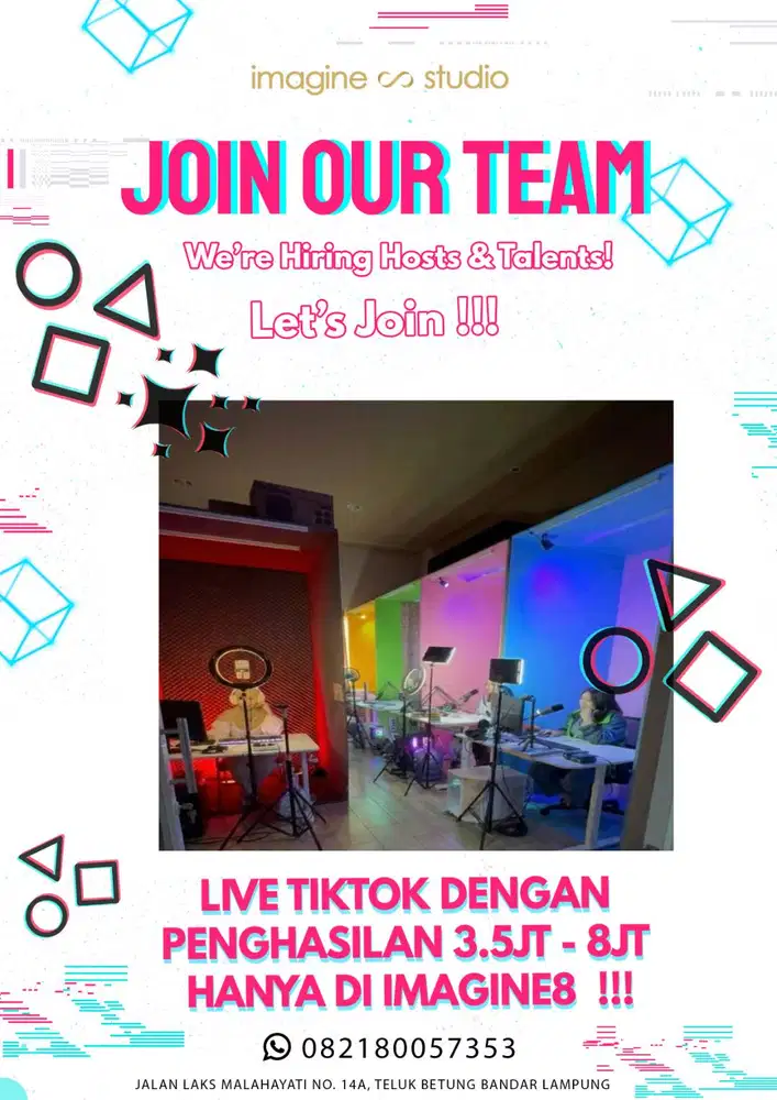 WE WANT YOU! Bosan dengan rutinitas yang itu-itu saja? join IMAGINE8