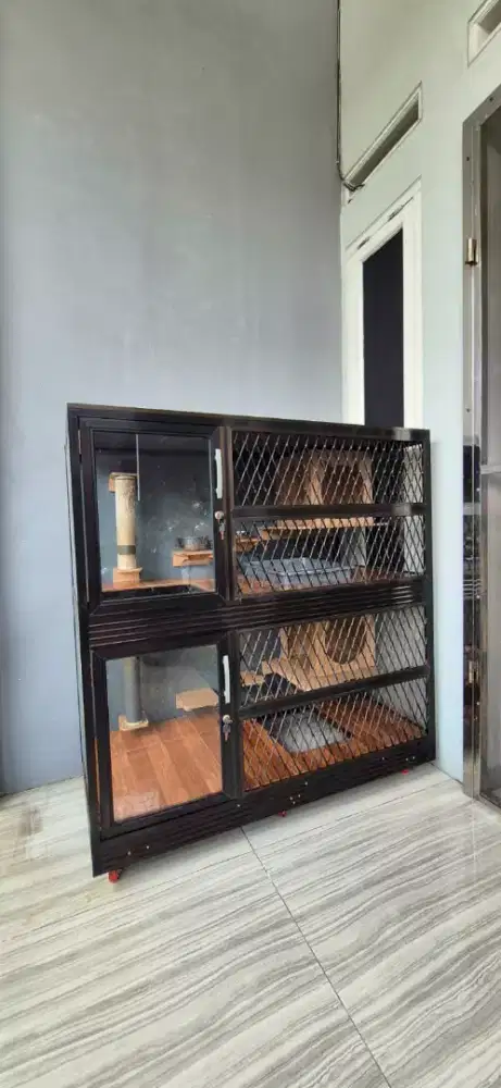 Kandang kucing kokoh