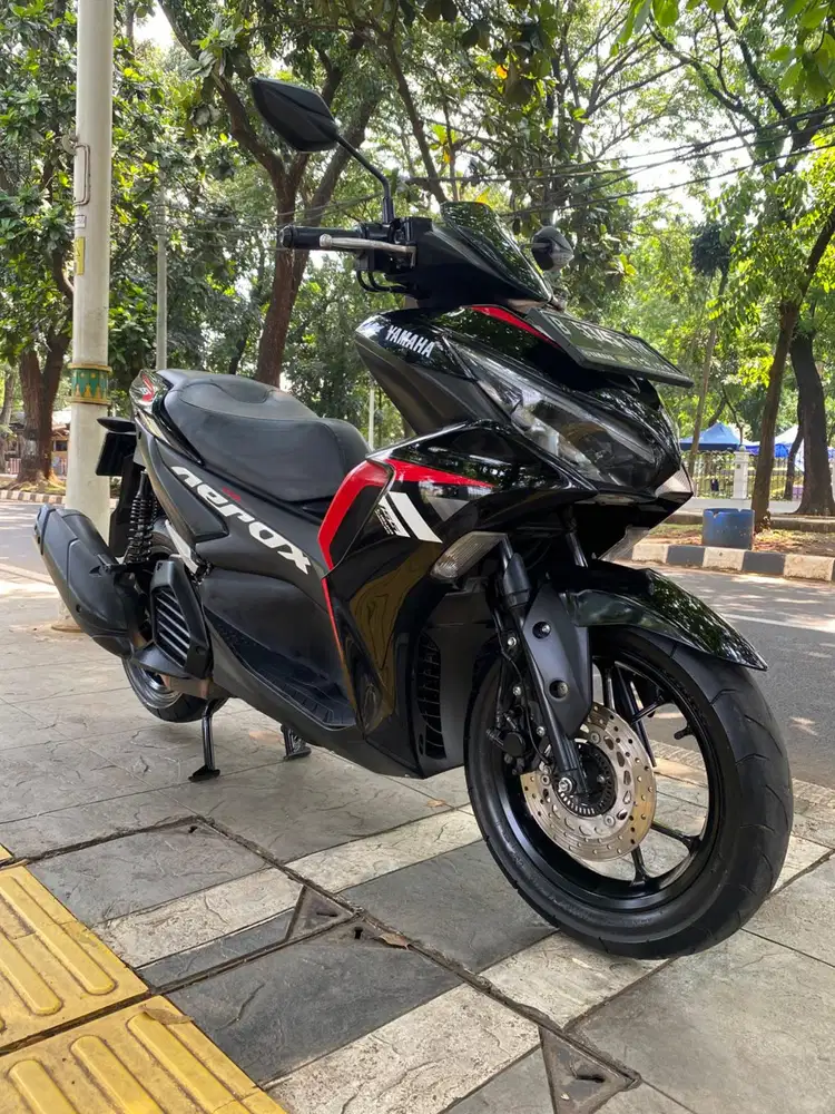 DIJUAL CASH CEPAT NEW YAMAHA AEROX CONNECTED THN 2021 PJK OFF 2X