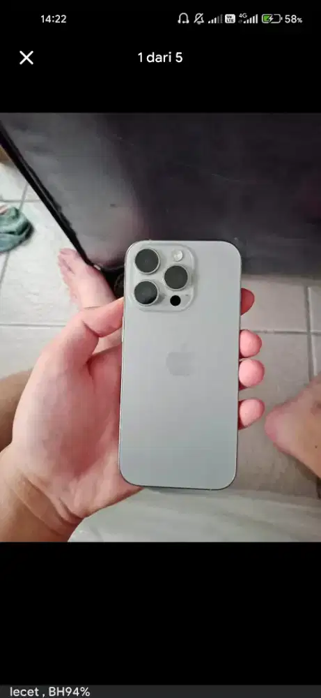 iPhone 16 Pro 256 GB, Resmi Ibox, Fullset Jual Cepat Aja !!!