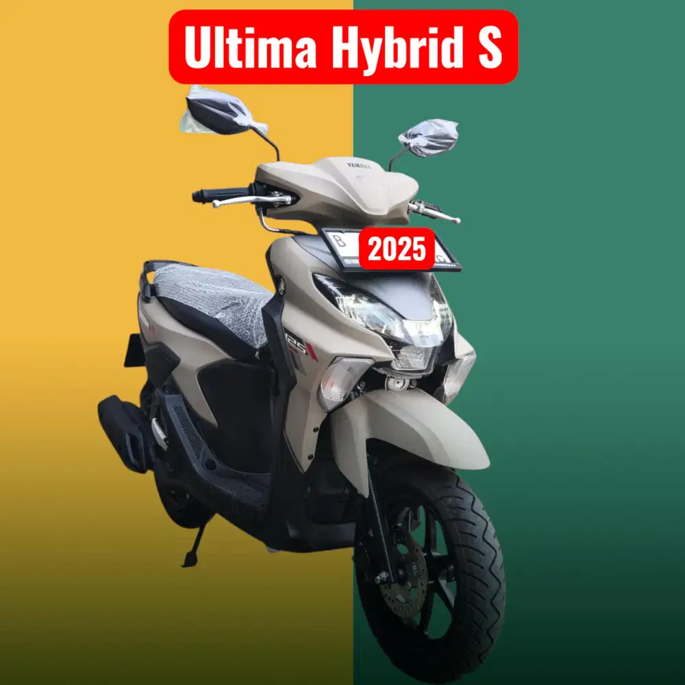 Yamaha Gear 125 Ultima hybrid S tipe tertinggi (KTP daerah bs kredit)