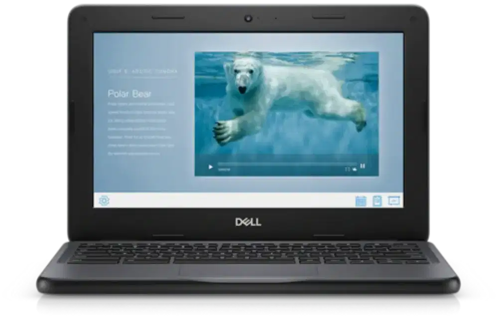 Laptop Dell 3100 Chromebook Touchscreen Playstore