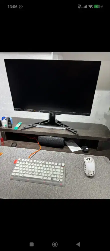 monitor lenove 27 inch dan keyboard pressplay