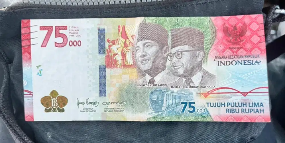 Uang 75.000 edisi kemerdekaan