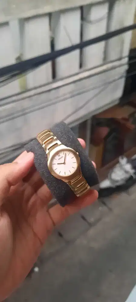 Jam Tangan Wanita Seiko Cewe Ori Rosegold