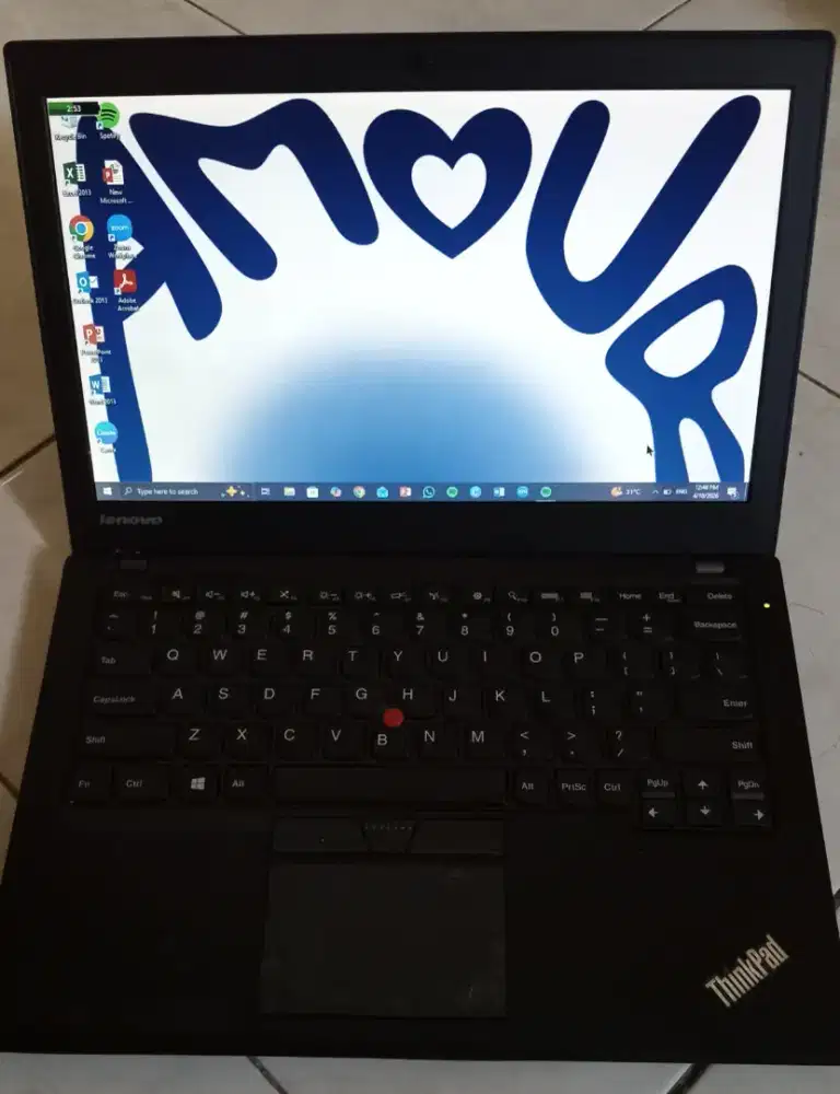 Laptop second Thinkpad x250 i5 ram 8 ssd 512gb