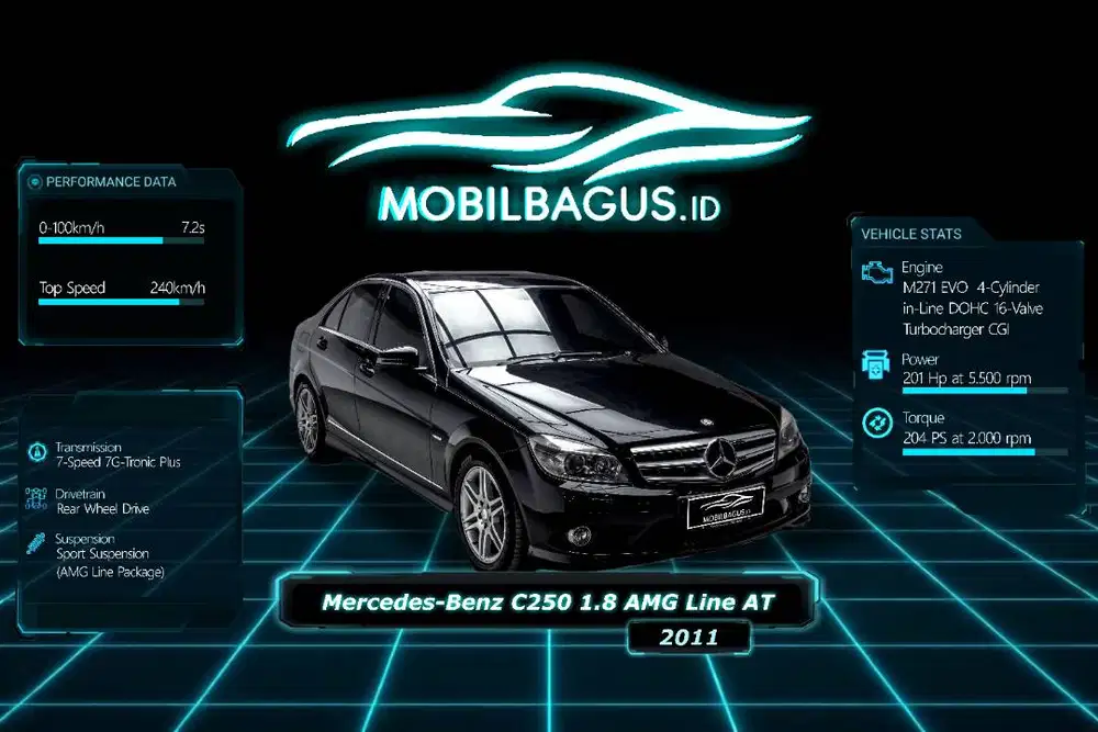 [VERYLOW KM!!!] Mercy C250 1.8 CGI AMG Metik 2011 NoPol Ganjil