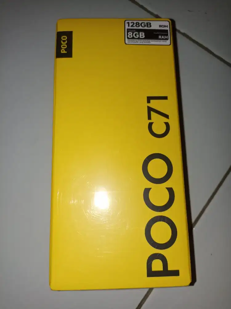 Poco C71 Segel Resmi
