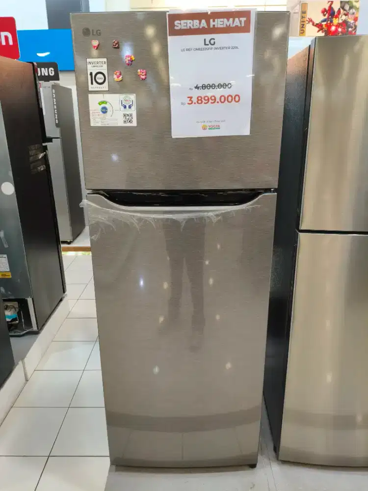 Kulkas LG GNB222SFIF INVERTER 220L