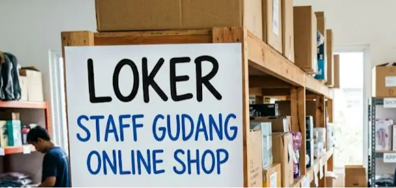 DIBUTUHKAN PACKER PACKING PICKER STAFF GUDANG ONLINE SHOP