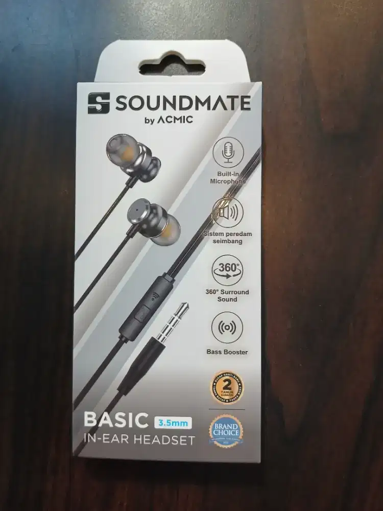 ACMIC BASIC In-Ear Headset Earphone Earbuds Headphone Stereo With Mic