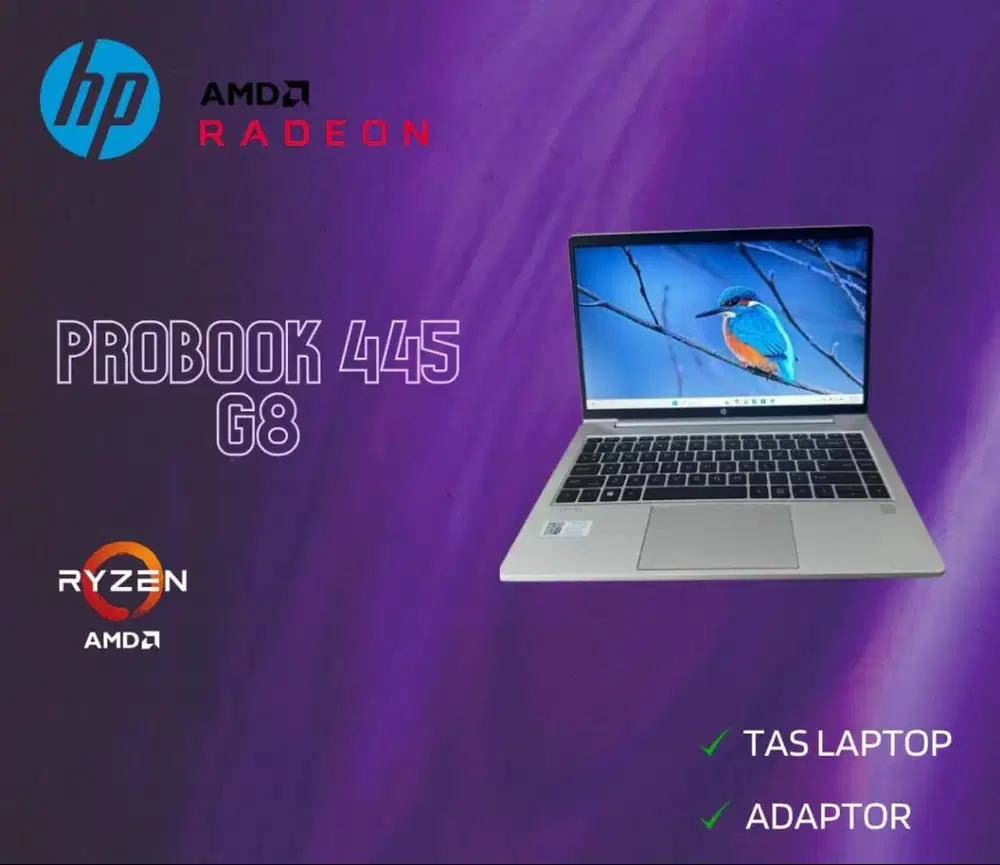 Hp Probook 445 G8 AMD Ryzen 7 5800U RAM 16GB SSD Windows *RRC
