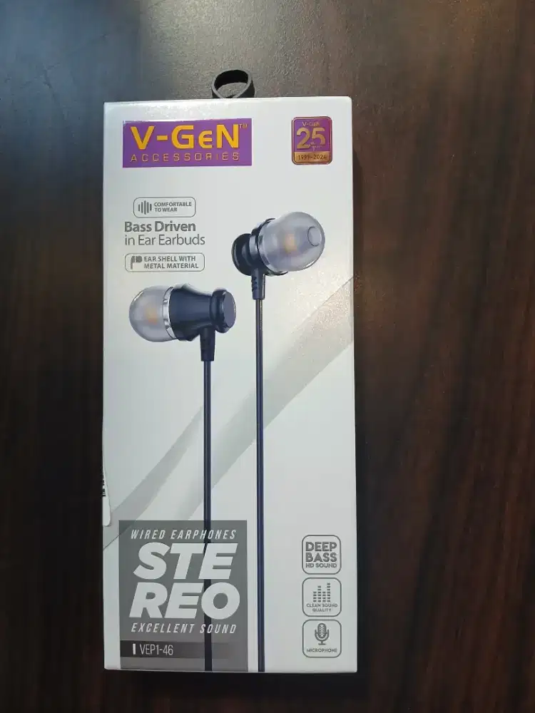 Handsfree V-GeN VEP1-46 Wired Earphone Headset Stereo Sound