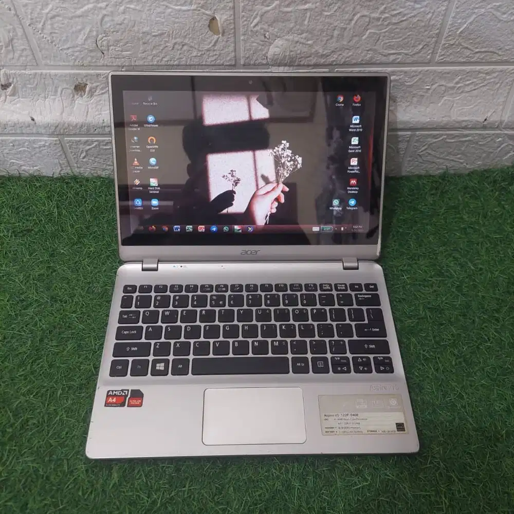 ACER ASPIRE V5-122P TOUCHSCREEN AMD A4-1250 RAM 4GB NO HDD