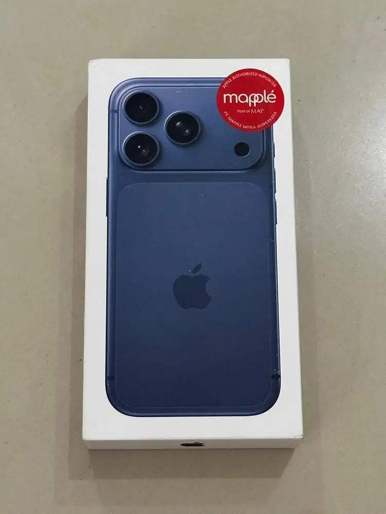 iPhone 17 Pro 256Gb Blue fullset gress resmi iBox Nov 2027 max ultra