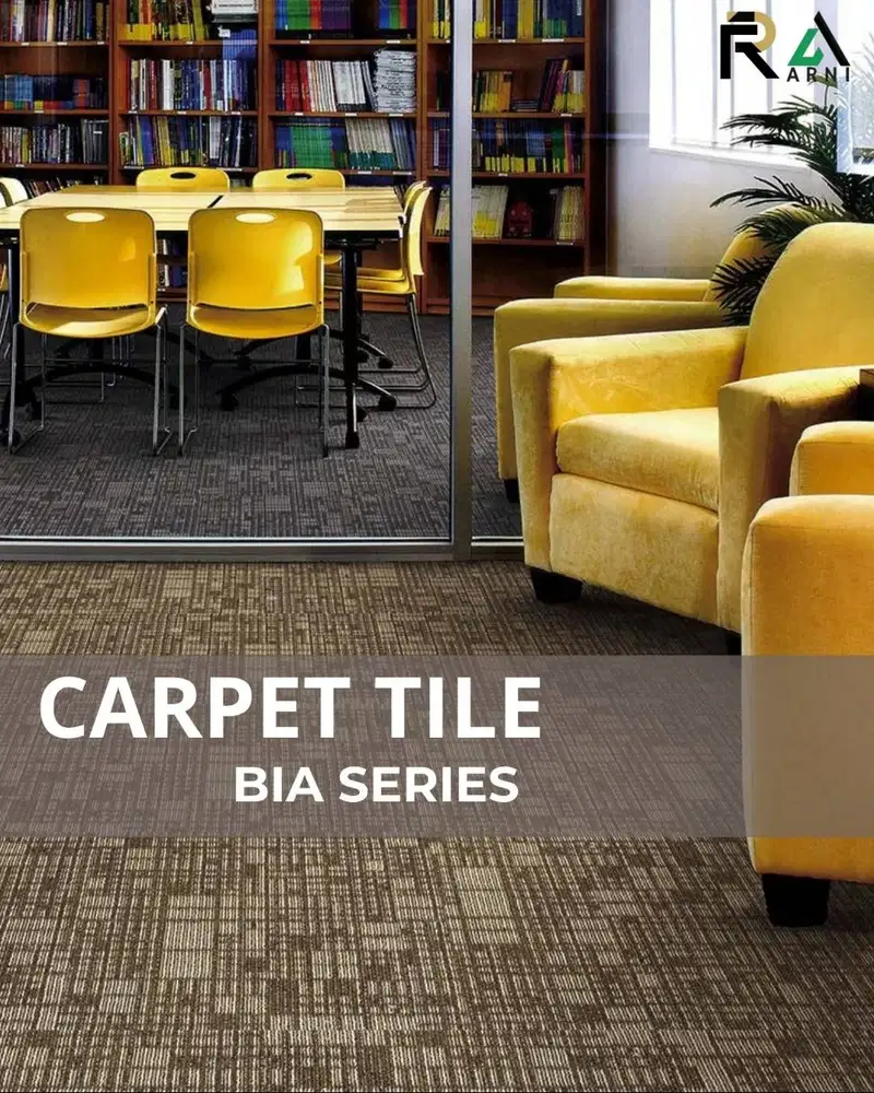 Karpet Tile Kantor Bia Series 50x50 cm | Tahan Lama, Mudah Pasang