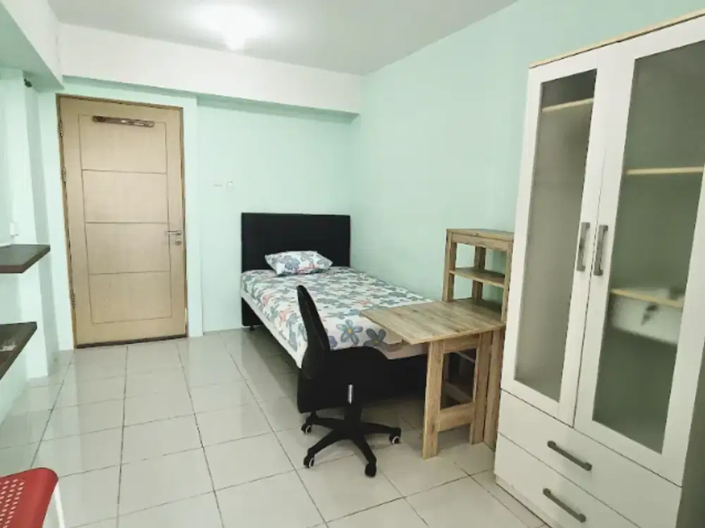 JUAL STUDIO SEMI FURNIS LAYOUT LUAS APARTEMEN EDUCITY