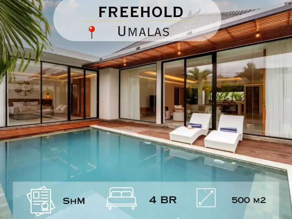 Family Style 4 Bedrooms Villa For Rent In Umalas