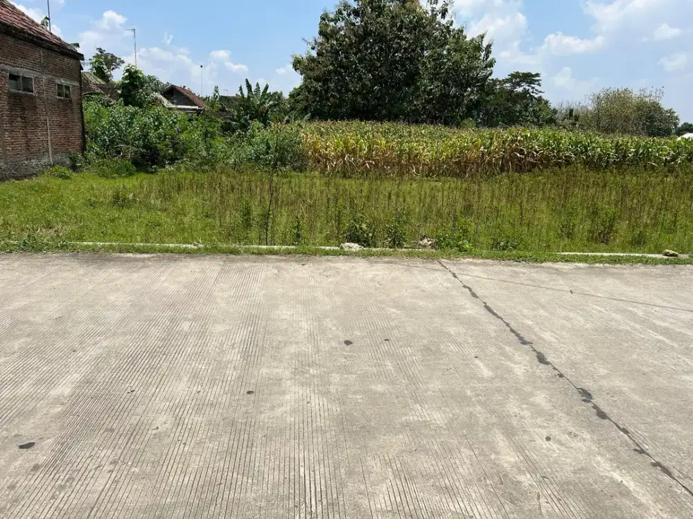 Tanah Datar Strategis 226m2 Sragen Kota