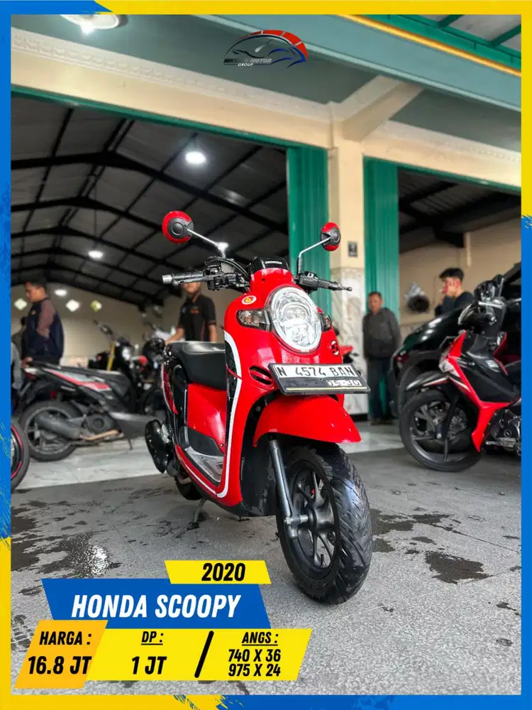 HONDA SCOOPY 2020 MONGGO MURAH MERIAH LURR HIKMAH MOTOR KEPUH MALANG