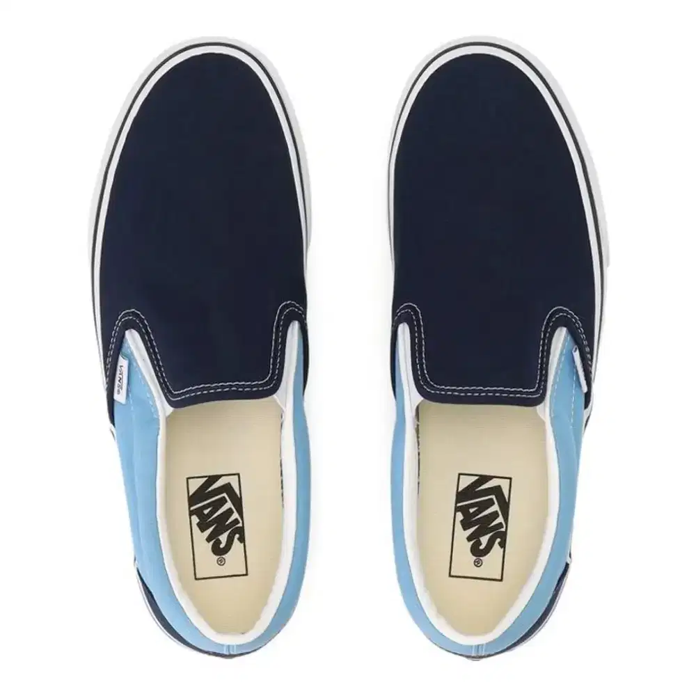 Vans classic slip on 2 tone heritage blue
