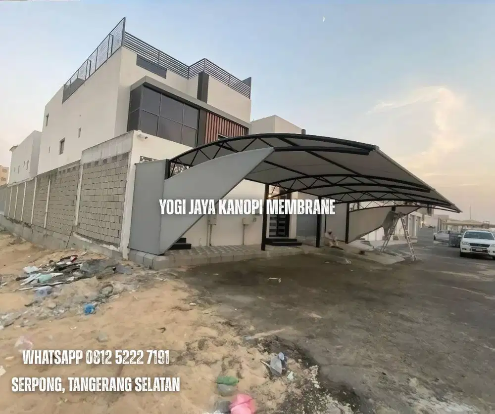Kanopi Membrane untuk Outdoor Lebih Estetik Gratis Desain Jabodetabek