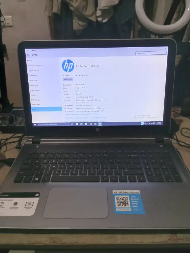 Laptop HP Pavilion Notebook 15,6 inch