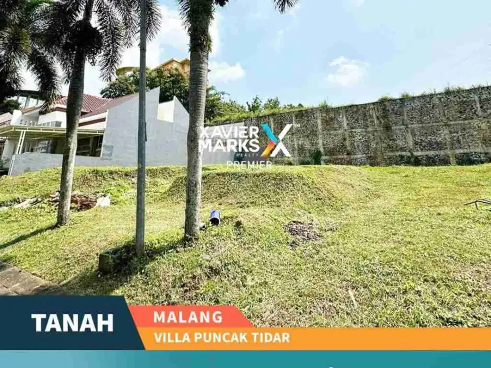 DIJUAL TANAH KAVLING LANGKA DI BLOK DEPAN DEKAT MACHUNG VILLA PUNCAK TIDAR, MALANG