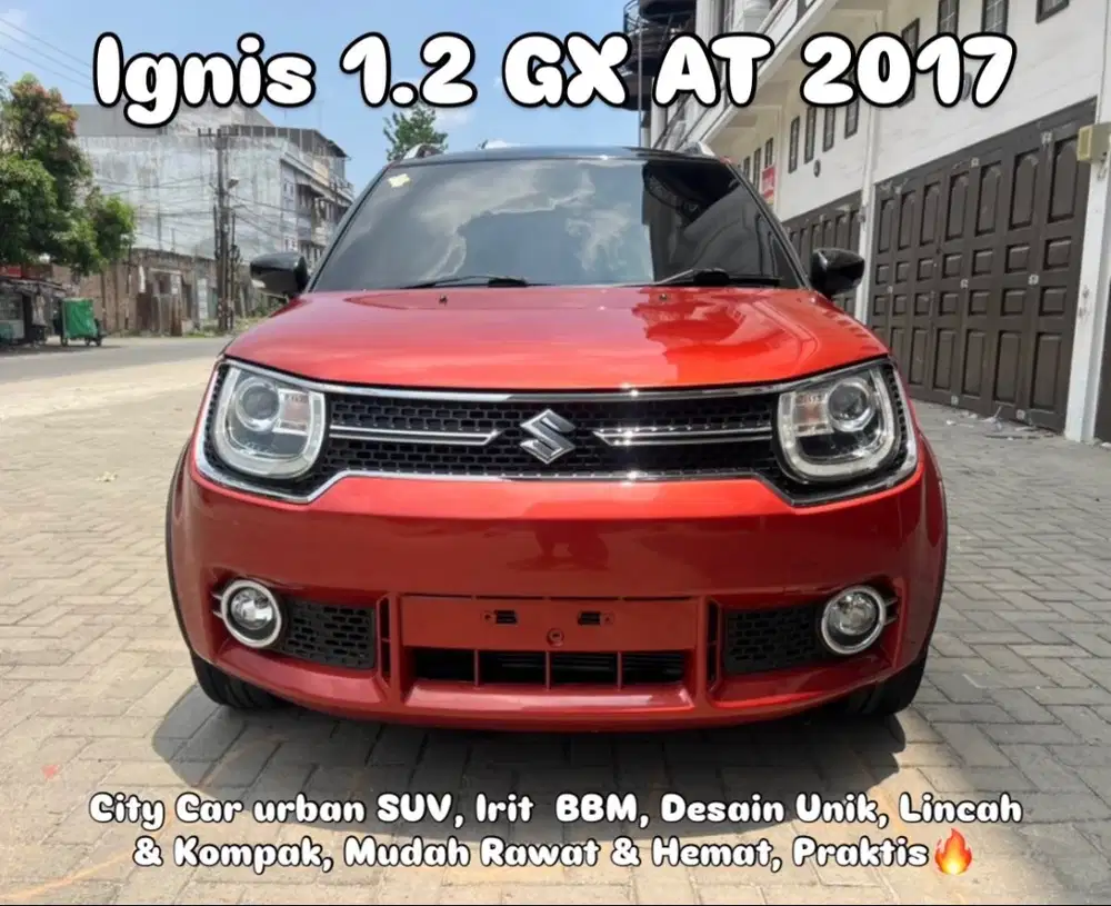 (TDP 20 JUTA!) Suzuki Ignis 1.2 GX Automatic Merah 2017