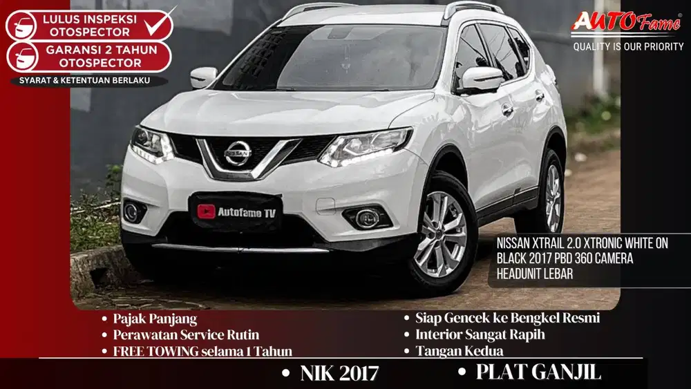 Nissan Xtrail 2.0 Xtronic White On Black 2017