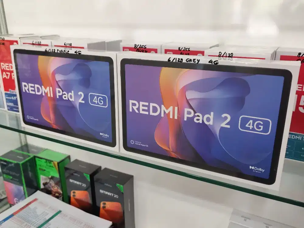 Redmi Pad 2 4G 6/128 New, HARGA PROMO, Pad Xiaomi bisa Kartu