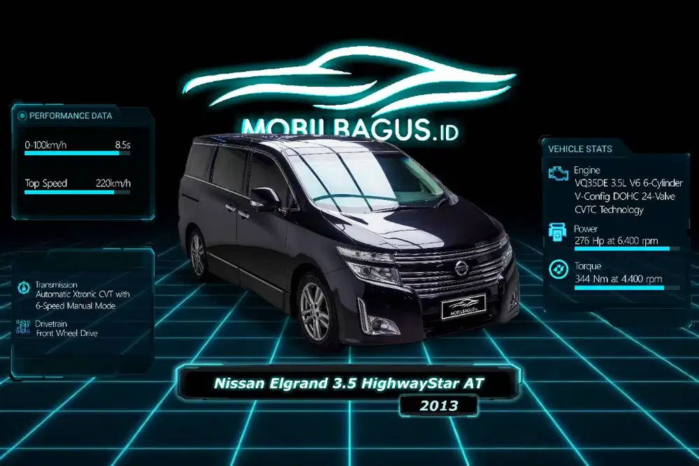 [TANPA TDP!!!] Nissan Elgrand 3.5 Highway Star Metik 2013 NoPol Genap