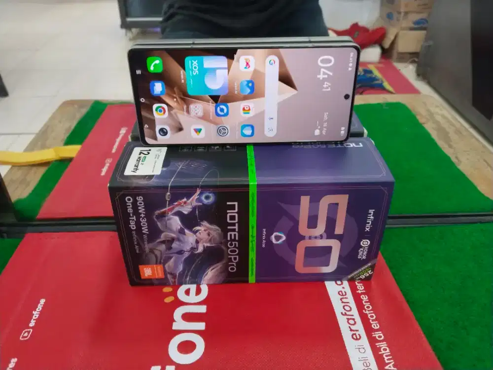 Infinix Note50 Pro Ram 8/256 gb mulus no minus lengkap normal