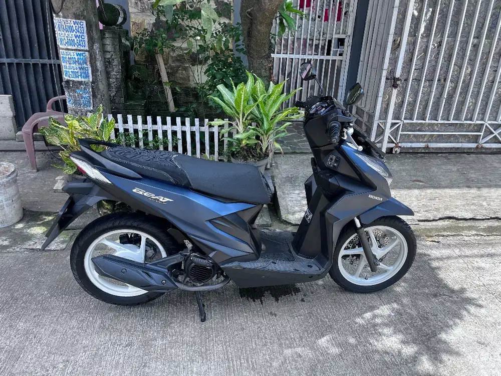 Jual motor bead deluxe biru