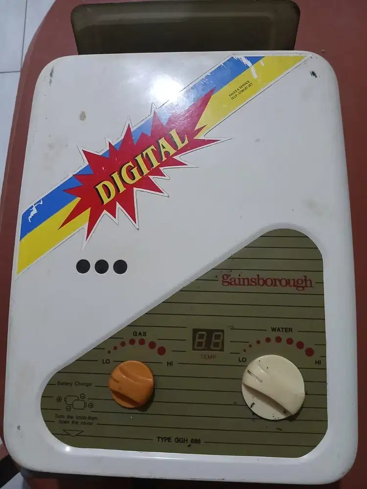 Water heater merk digital tipe gas