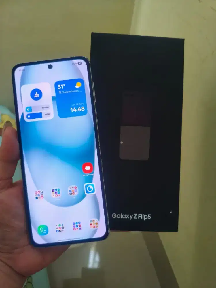 Z flip 5 512gb green