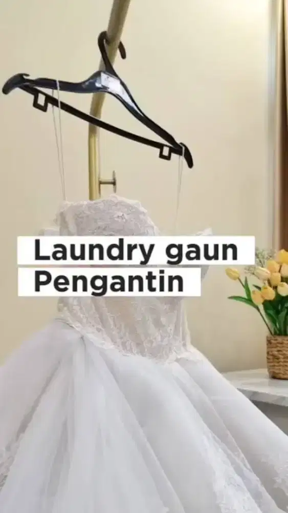 Dry clean kebaya gaun