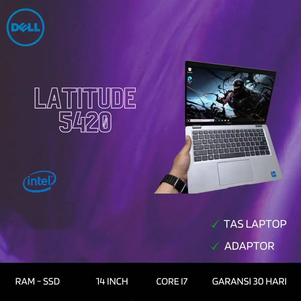 Laptop Dell Latitude 5420 i7 Gen11 Ram 16GB SSD 512GB FHD Slim *RRC