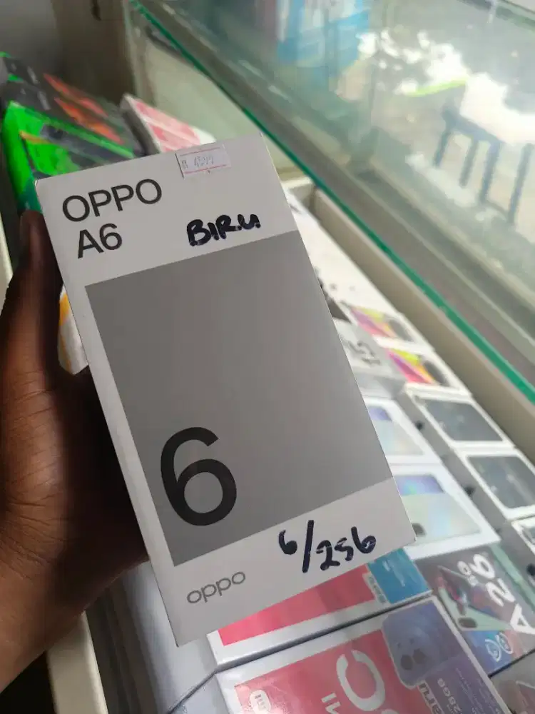 New Oppo A6 6/256 garansi resmi 1 tahun
