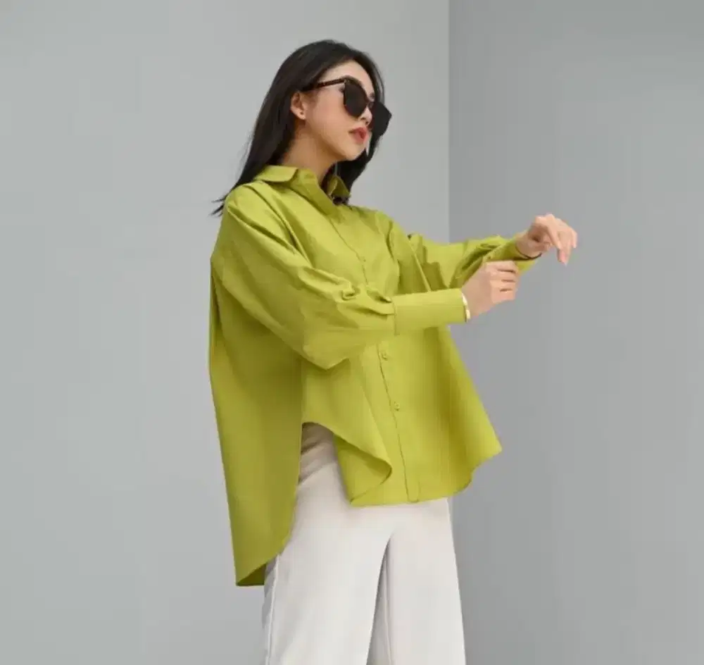 Kemeja wanita oversize (3pc)