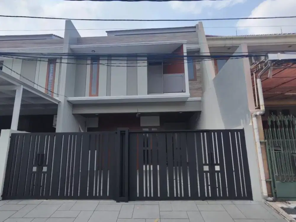 DIJUAL RUMAH MODERN MINIMALIS BARU BANGUN RAPIH SIAPA HUNI CEMPAKA PUTIH JAKARTA PUSAT