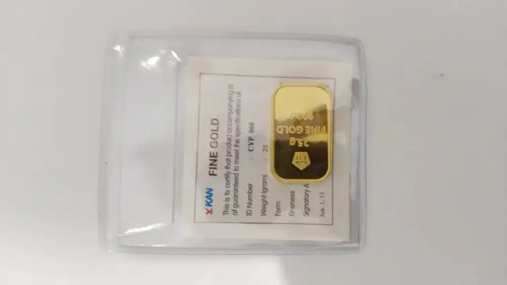 Jual Logam mulia antam 25gram