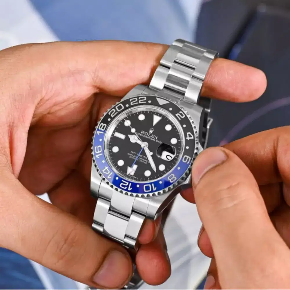 ROLEX GMT MASTER II  BATMAN
 Blue Black Ceramic Oyster MK.1