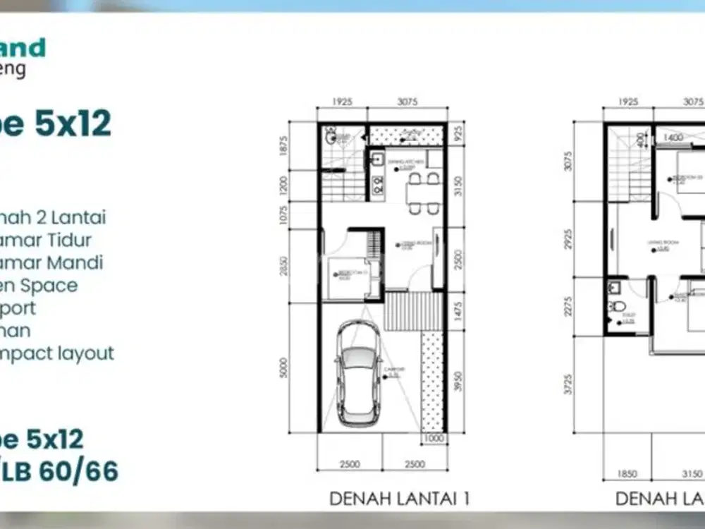 Rumah Brand New Cantik 2 Lantai Harga Bersahabat - Neora Metland Menteng