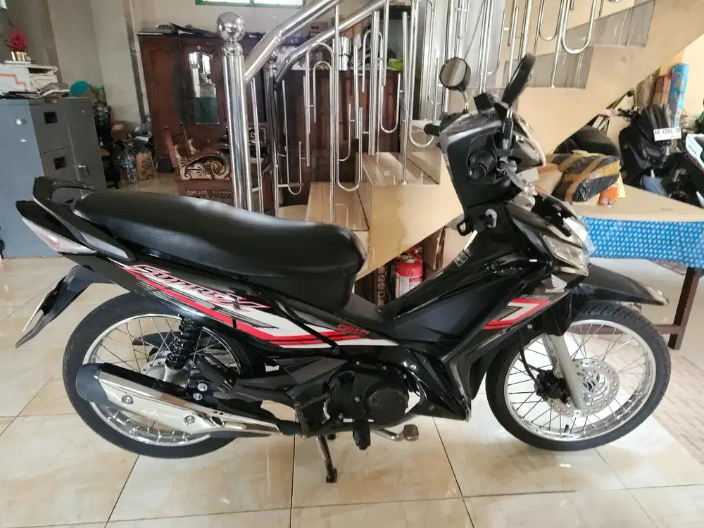 Supra 124 spoke sw ruji hitam 2024 gbm bisa tunai kredit