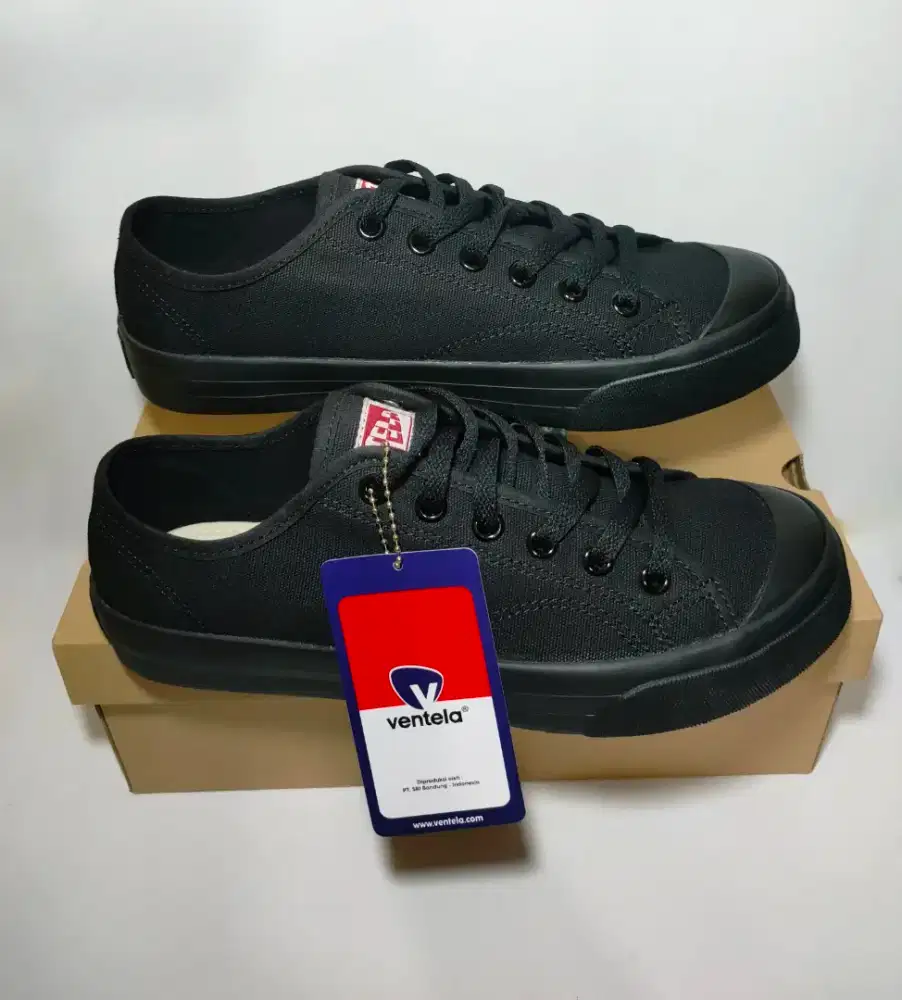 Ventela Ethnic Low All Black