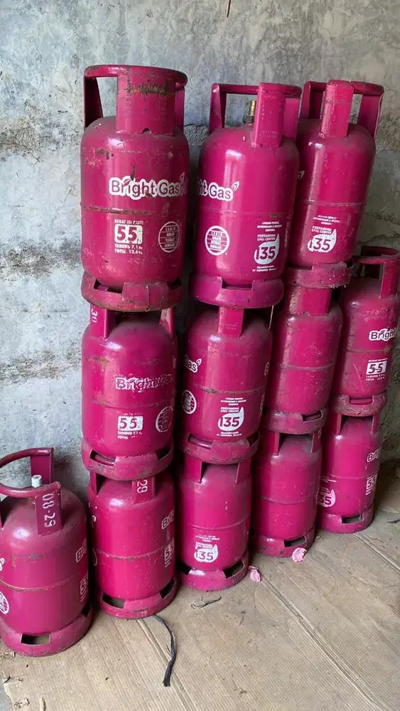 Tabung Bright gas 5.5kg tabung Pink