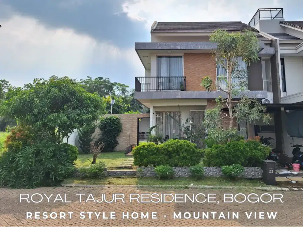 Rumah Mewah 2 LT Nuansa Resort, Royal Tajur Residence Bogor - SHM
