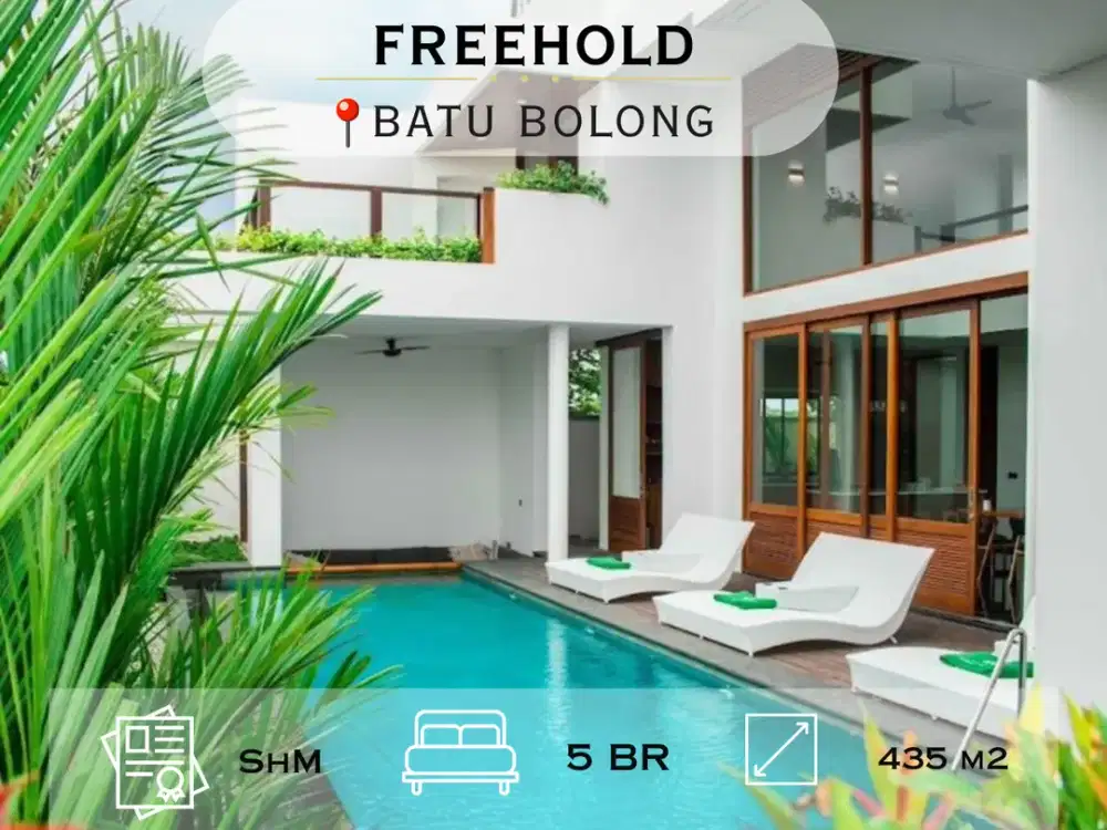 For Sale – Modern Luxury Villa In Prime Canggu Batu Bolong